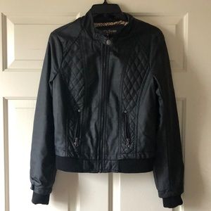 “Leather jacket”